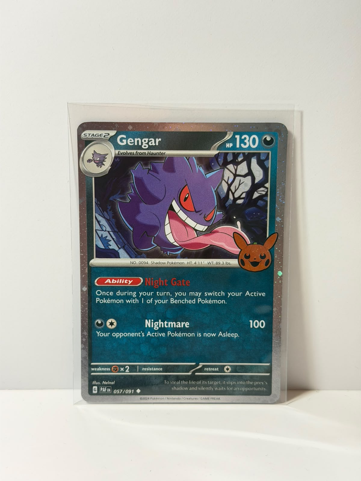 Gengar (057/091) - Trick or Trade 2024 - Cosmos Holo