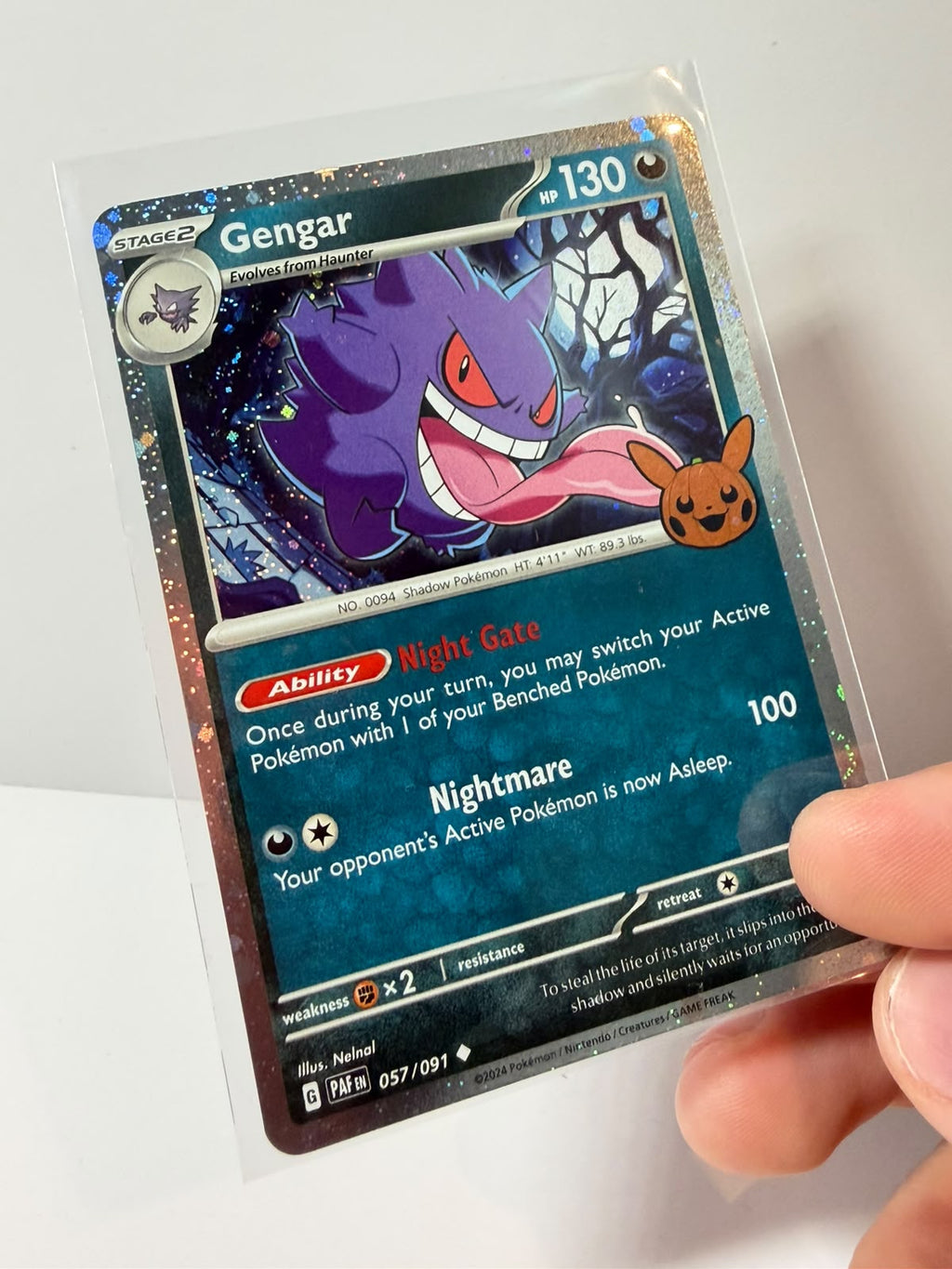 Gengar (057/091) - Trick or Trade 2024 - Cosmos Holo
